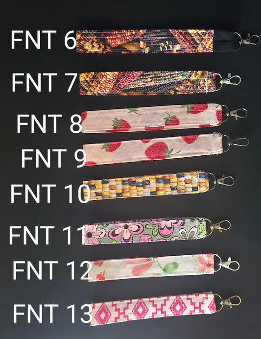 Handmade keychain wristlet-quilted