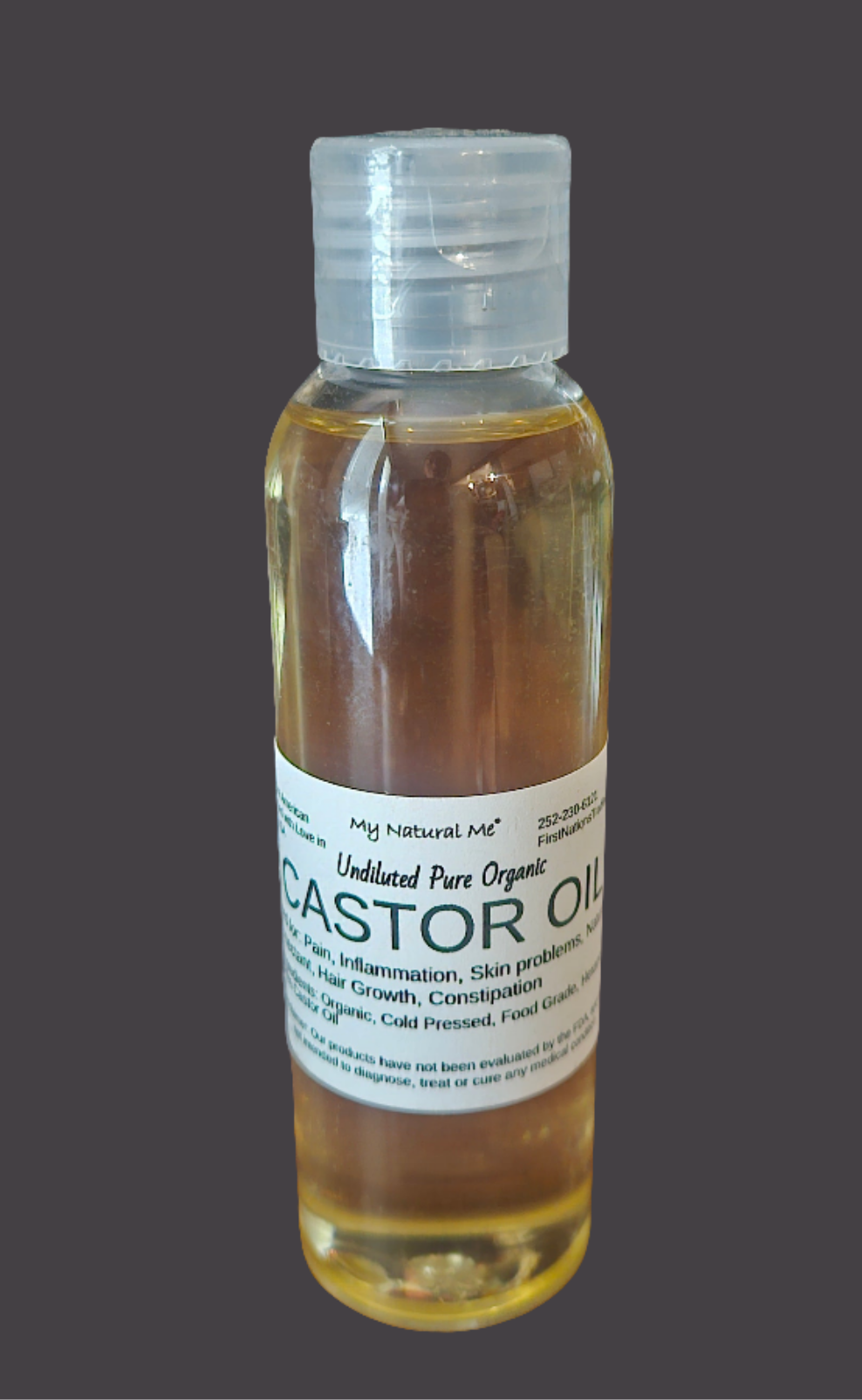 CASTOR OIL, Organic, Hexane free, Cold pressed, Food Grade