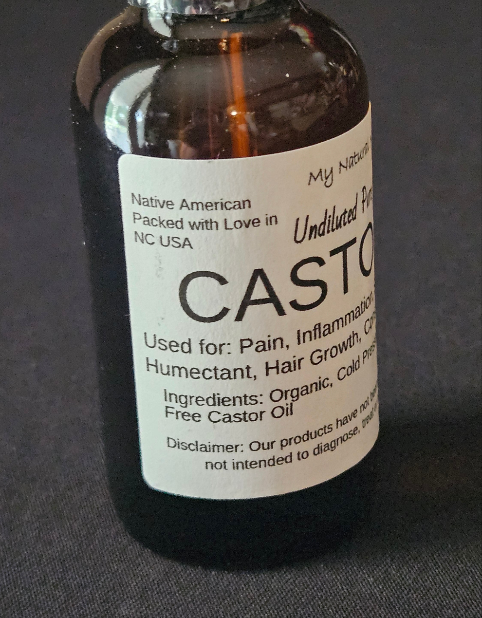 CASTOR OIL, Organic, Hexane free, Cold pressed, Food Grade