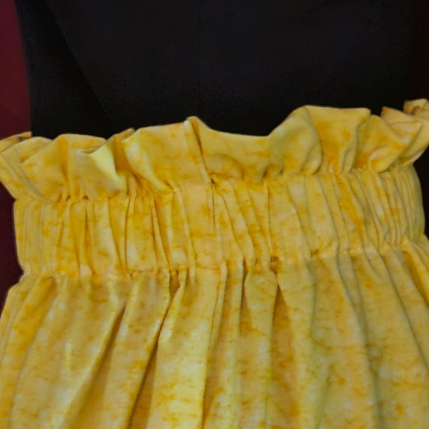 Sacred Indian Corn Ribbon skirt with ribbon fringe