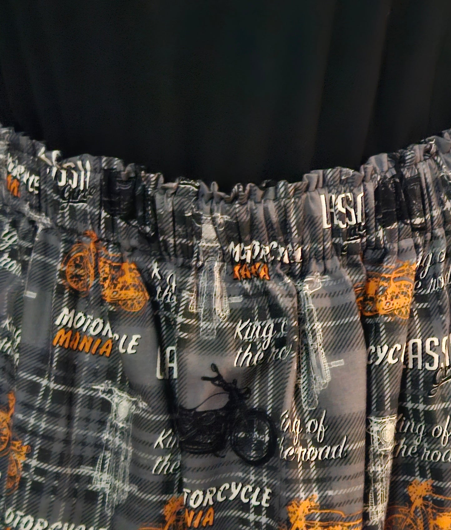 Biker Ribbon skirt with pockets