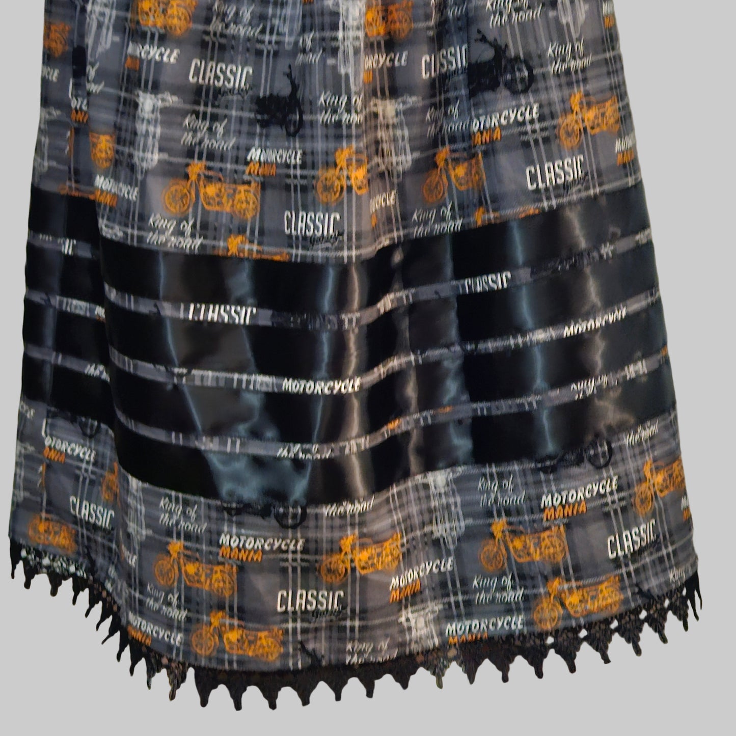 Biker Ribbon skirt with pockets