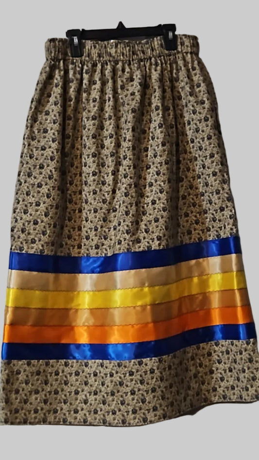 Ribbon skirt with pockets