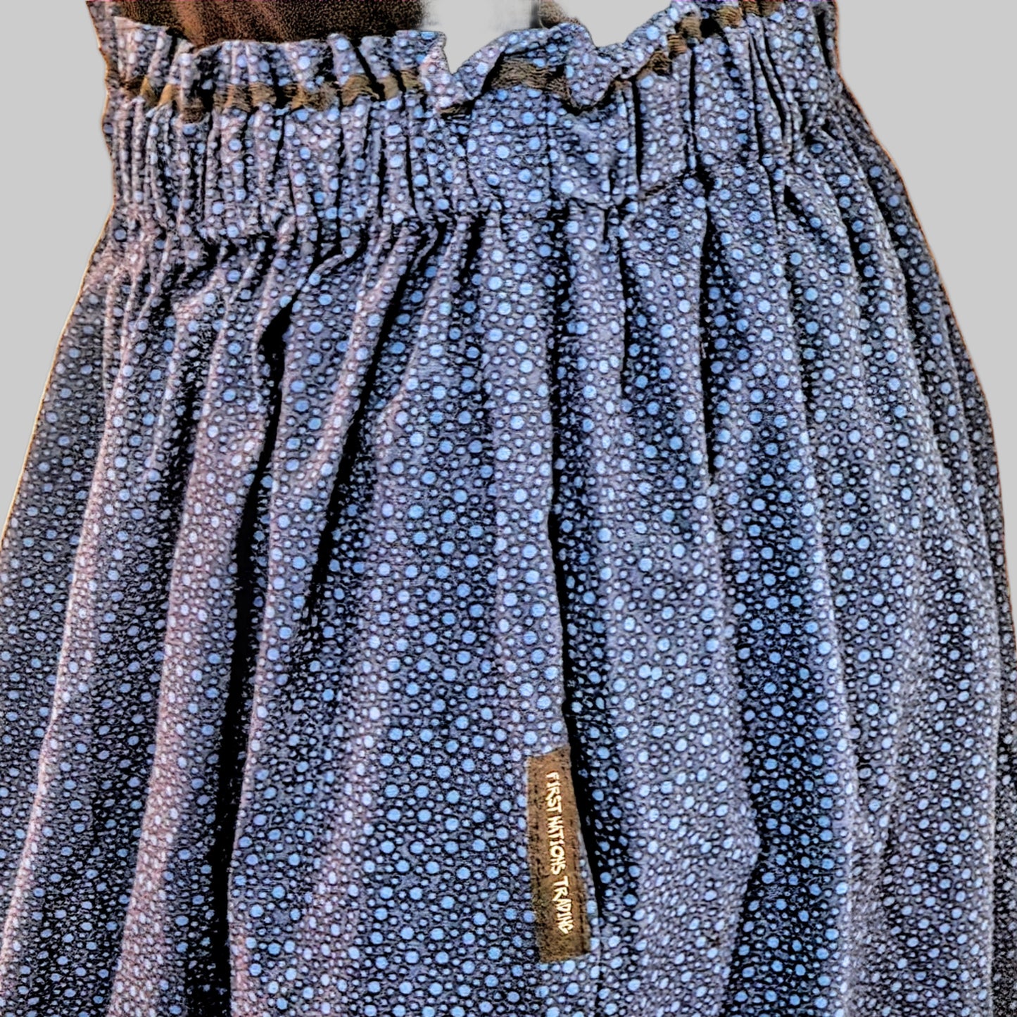 Ribbon skirt with pockets