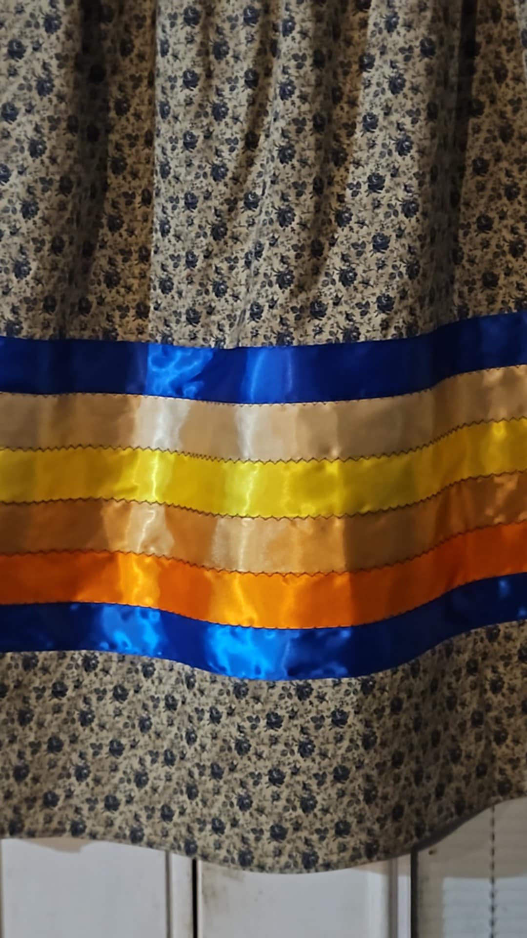 Ribbon skirt with pockets
