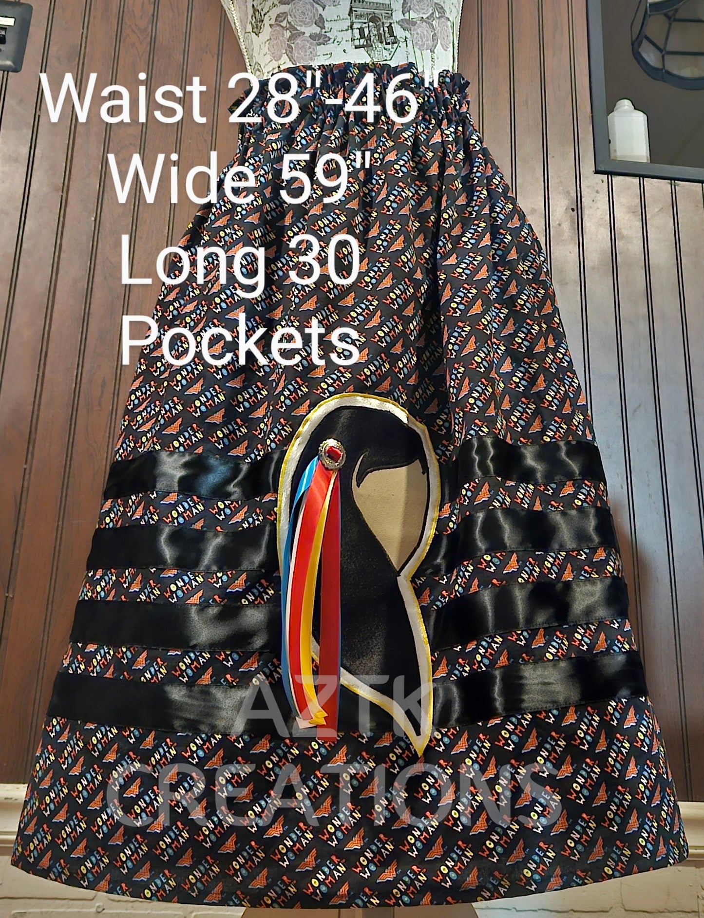 Wonder woman ribbon skirt