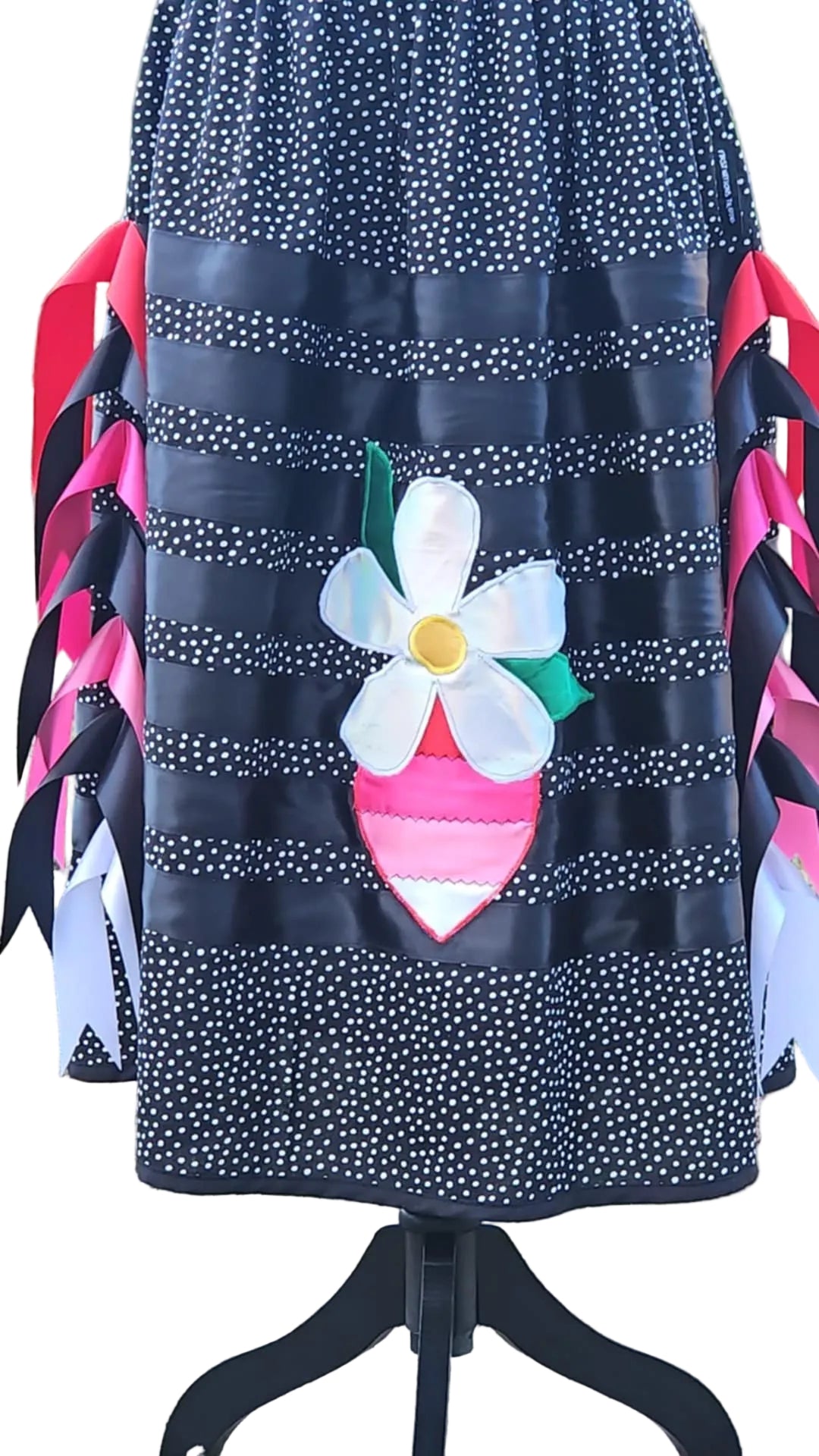 Ribbon skirt with pockets