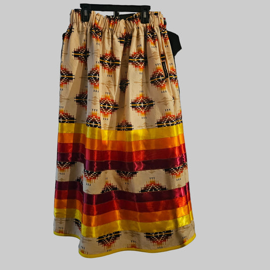 Ribbon skirt with pockets